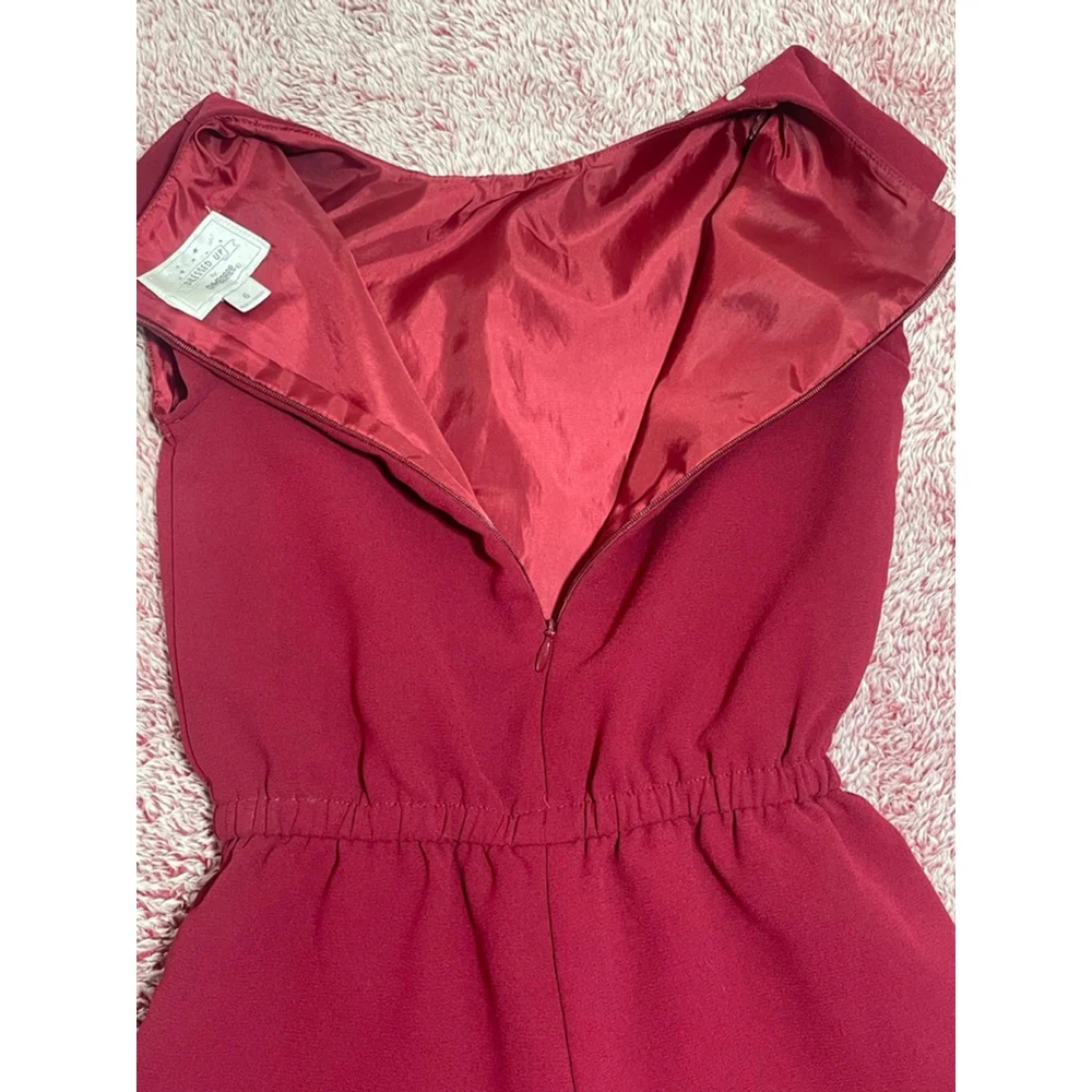 Girls Gymboree “All Dressed Up” size 6 Red Embellished Romper